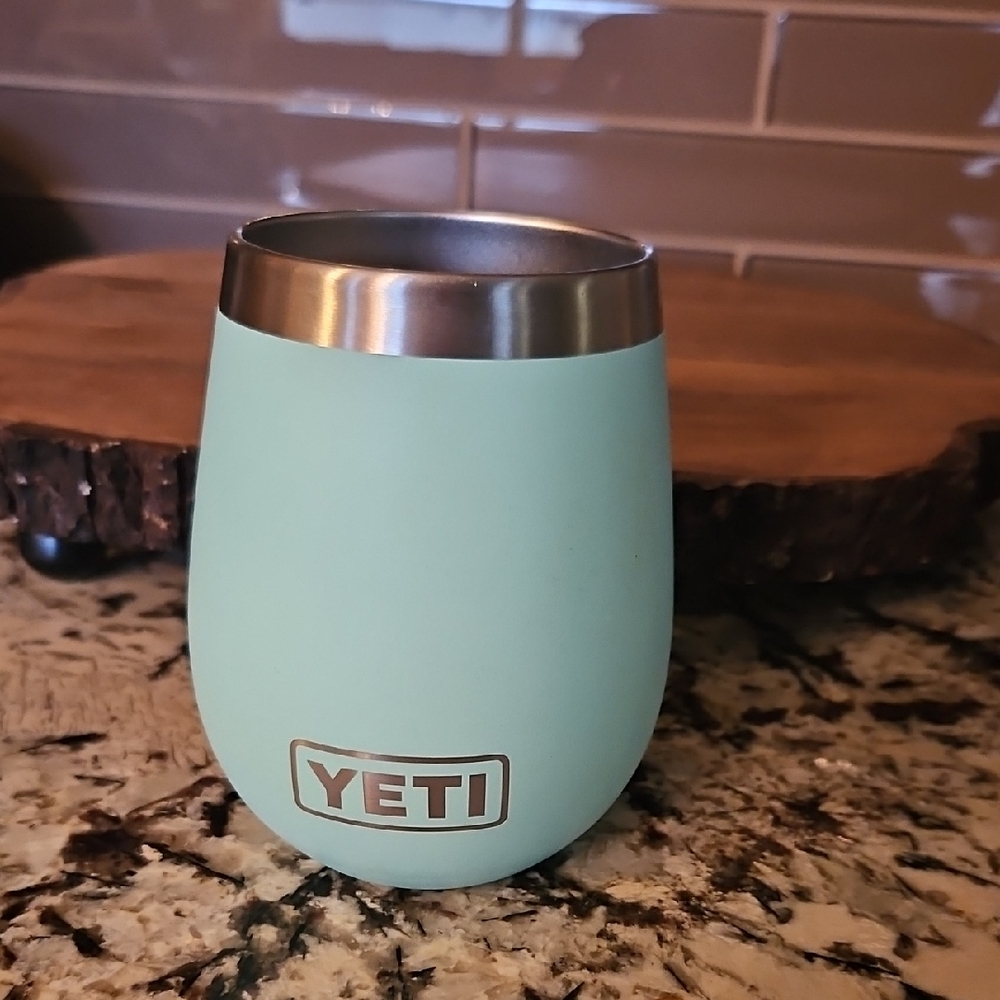 YETI Seafoam Stainless Steel Wine Tumbler